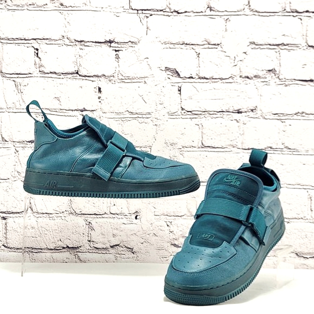 NIKE 2017 AF1 EXPLORER XX – Sneaker, Velcro, leather, geode teal, size 9